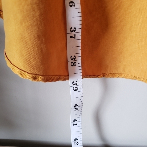 Mustard Zara Trafaluc High Low Blouse - Picture 7 of 16